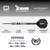 Rzutki Harrows SUPERGRIP QP TAPERED 90% steeltip