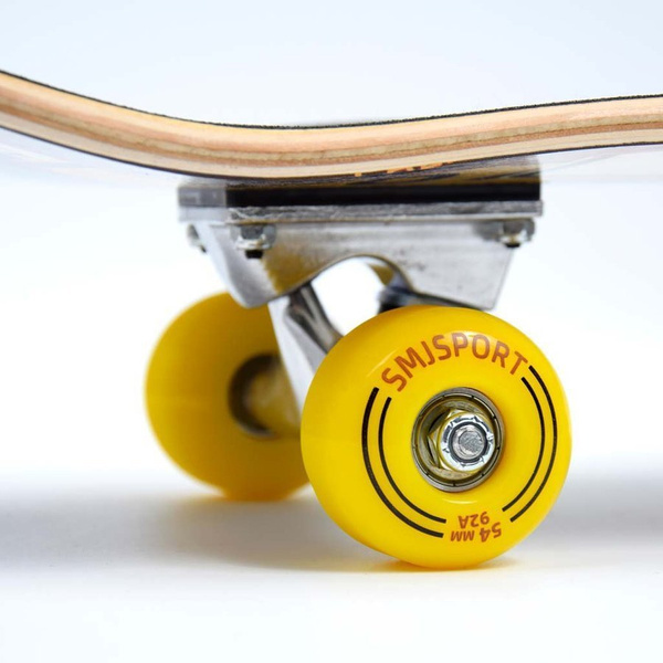 Deskorolka SMJ sport BS-Q3108FC License Plates 7-warstwowy deck PU 92A