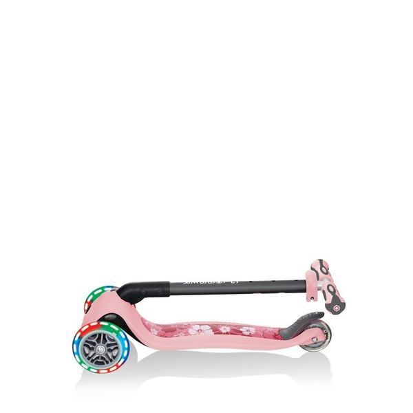 Hulajnoga jeździk rowerek Globber GO-UP Deluxe Fantasy Lights / Pastel Pink - Flowers 647-211