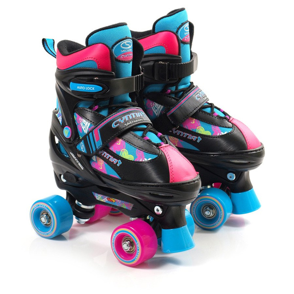 Wrotki SMJ Sport CYNTIA BS901TD BLACK PVC