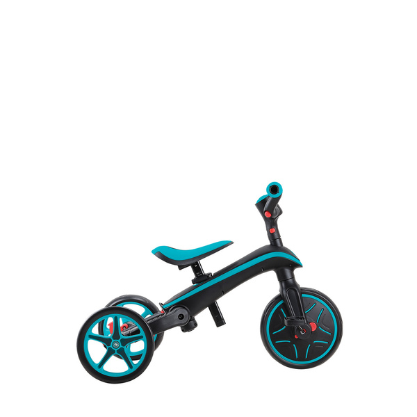Pojazd 4w1 wózek - rowerek trójkołowy - biegowy Globber EXPLORER TRIKE FOLDABLE 4in1 732-105 Teal