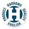 Naprasowanka Harrows IRON-ON BADGE koło