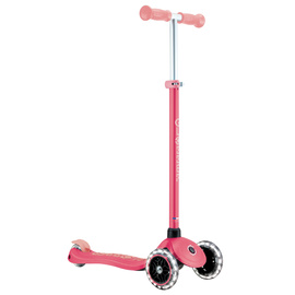 Hulajnoga trójkołowa Globber PRIMO PLUS GLOW LIGHTS - Coral Pink (443-110)