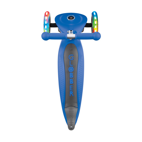 Hulajnoga jeździk rowerek Globber GO-UP Foldable Plus Lights / Navy Blue 643-100
