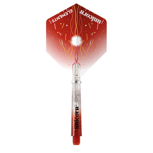 Zestaw Unicorn COMBO ELEMENTS FIRESTORM shafty GRIPPER 4 + piórka ULTRAFLY