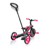 Rowerek 4w1 trójkołowy - biegowy - wózek Globber Explorer Trike / Fuchsia 632-110-3