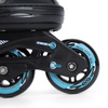 Rolki rekreacyjne SMJ sport PW-150N damskie turkusowe ABEC-5 PU