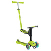 Hulajnoga trójkołowa z siedziskiem jeździk Globber GO•UP SPORTY LIGHTS Lime Green (452-606-4 S)