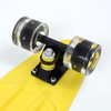 Deskorolka fiszka SMJ sport BS-2206PL Yellow świecące kółka LED