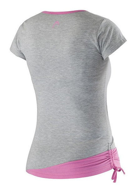 Koszulka tenisowa Head Off court Anica T-shirt 814435 szara