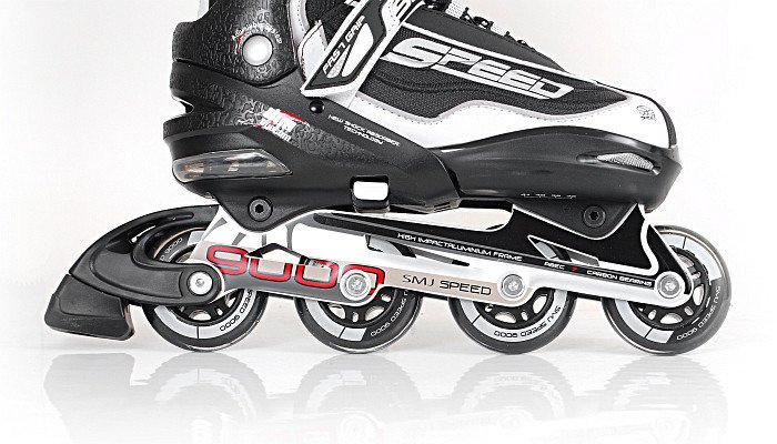 Rolki regulowane Smj Sport 090A czarne ABEC-7