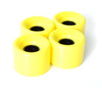 Kółka do fiszki 60 x 45 mm żółte