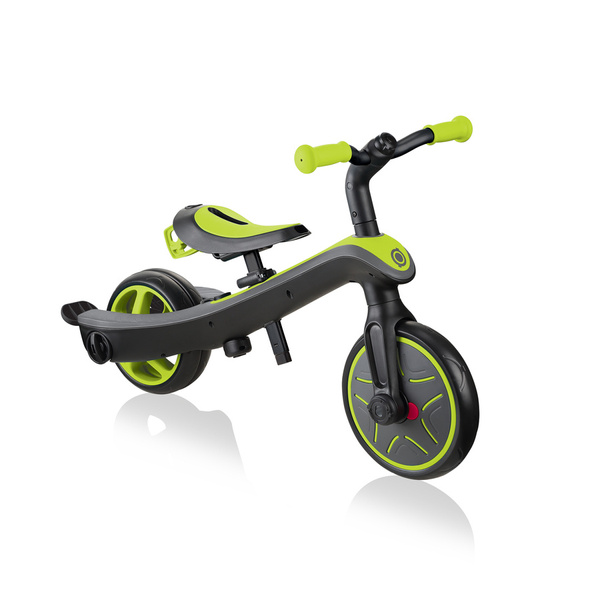 Rowerek 4w1 trójkołowy - biegowy - wózek Globber Explorer Trike / Lime Green 632-106-3
