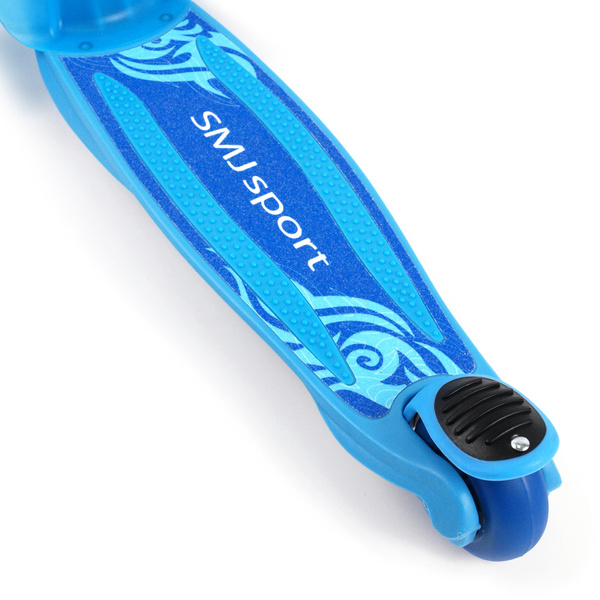 Hulajnoga 3-kołowa SMJ sport MS06 LED niebieska