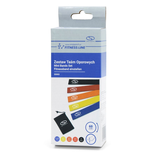 Zestaw taśm oporowych SMJ sport EX003 5szt.