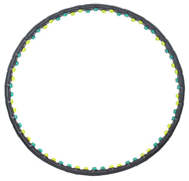 Charcoal koło hula-hop (średnica 110cm, waga 1,25kg) Jinpoli