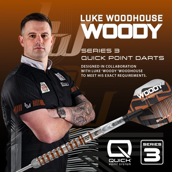Rzutki Harrows LUKE WOODHOUSE SERIES 3 90% steeltip