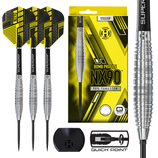 Rzutki Harrows NX-90 Bomb QP 90% steeltip