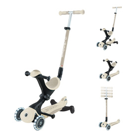 Hulajnoga z siedziskiem jeździk Globber GO-UP Deluxe Lights ECOlogic 360 / Coconut 697-566