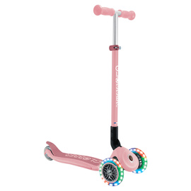Hulajnoga trójkołowa Globber PRIMO FOLDABLE LIGHTS Pastel Pink (432-611-4)