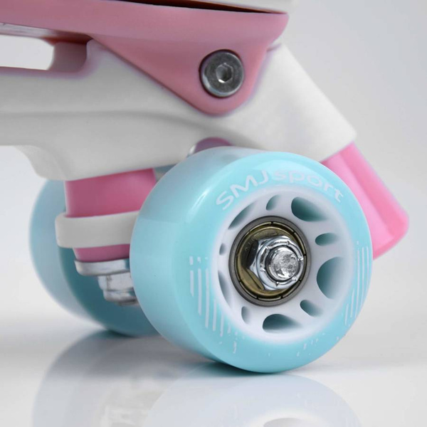 Wrotko-rolki 2w1 SMJ sport ROL2001-1 regulowane ABEC-5 PU