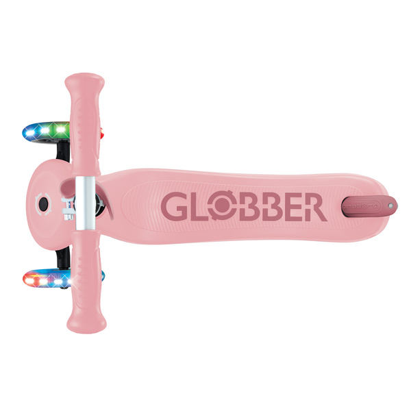 Hulajnoga z siedziskiem jeździk Globber GO-UP Sporty Lights / Pastel Pink 452-710-4 S