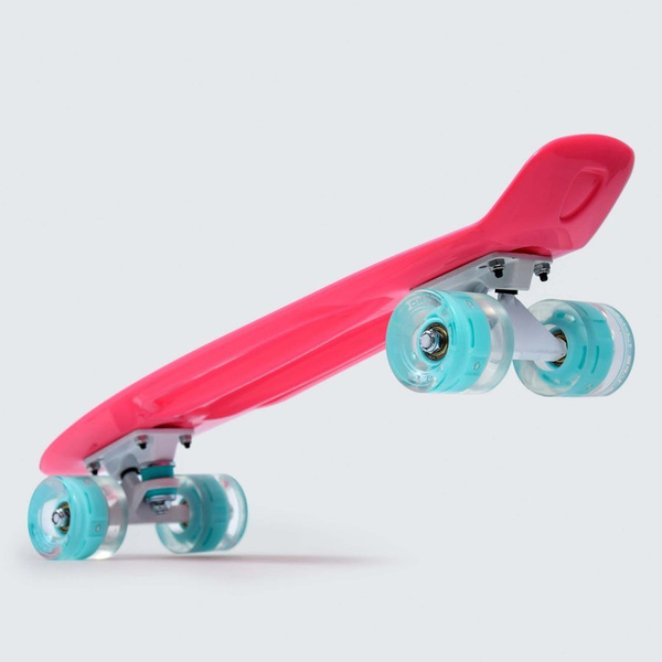 Deskorolka fiszka SMJ sport BS-2206PL Pink LED