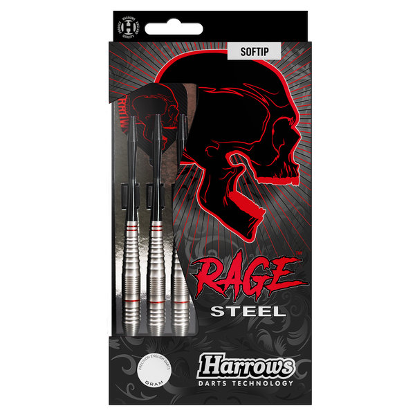 Rzutki Harrows RAGE STEEL softip