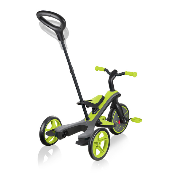 Rowerek 4w1 trójkołowy - biegowy - wózek Globber Explorer Trike / Lime Green 632-106-3
