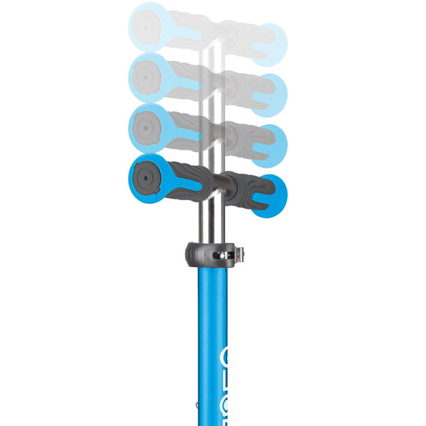 Hulajnoga 3-kołowa Globber Elite Deluxe Lights / Sky Blue 444-401