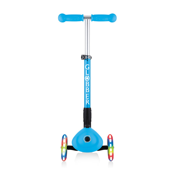 Hulajnoga 3-kołowa Globber Junior Foldable Fantasy / Sky Blue - Smiley 433-101