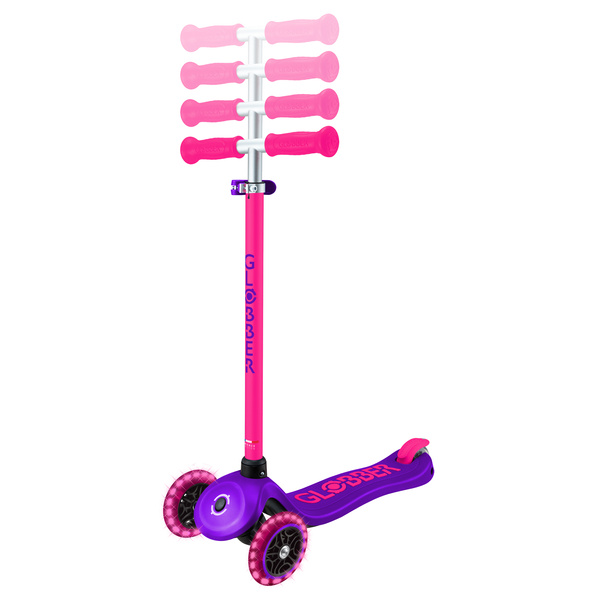 Hulajnoga trójkołowa Globber PRIMO PLUS LIGHTS Neon Pink (442-810-4)