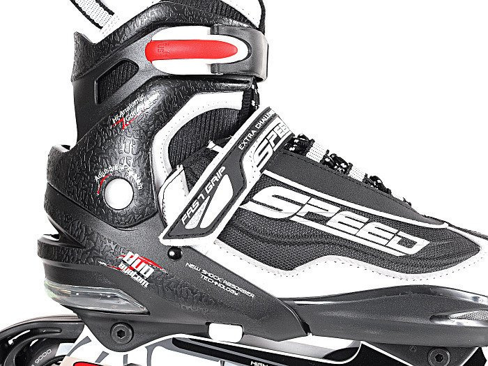 Rolki regulowane Smj Sport 090A czarne ABEC-7