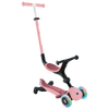 3w1 hulajnoga z siedziskiem jeździk Globber GO-UP Active Lights 360 / Pastel Pink 749-310