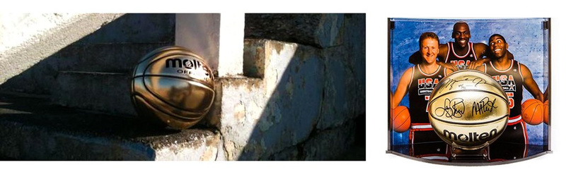 BG-SL7 Piłka do koszykówki Molten Gold kolekcjonerska złota