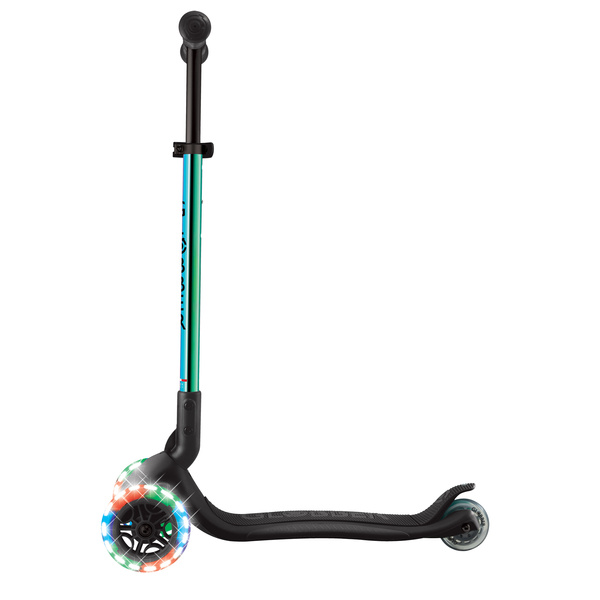 Hulajnoga trójkołowa Globber PRIMO FOLDABLE LIGHTS Neo Chrome (432-401-4)