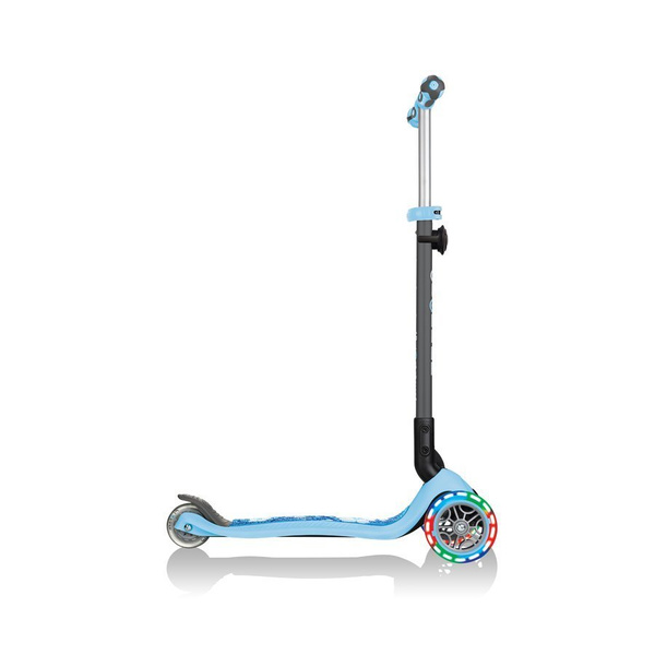 Hulajnoga jeździk rowerek Globber GO-UP Deluxe Fantasy Lights / Pastel Blue - Flowers 647-201
