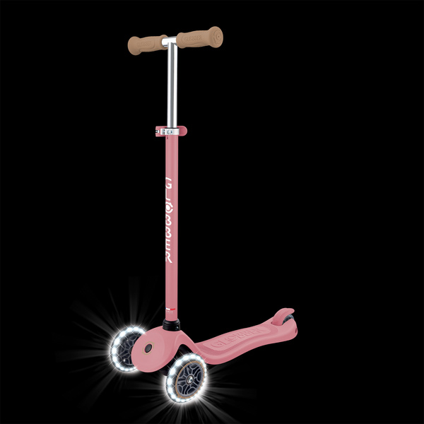 Hulajnoga trójkołowa Globber SIGNATURE LIGHTS Pastel Pink (428-211)