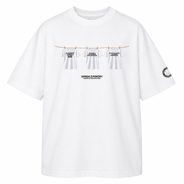 TETRYCY t-shirt 'KOSZULKI' - biały