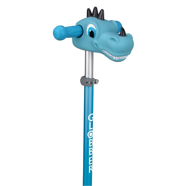 Maskotka na kierownicę hulajnogi Globber Scooter Friends / Dino blue 527-100