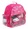 Zestaw COMBO PINK LED: 2w1 wrotko-rolki regulowane + kask + ochraniacze + torba SMJ sport