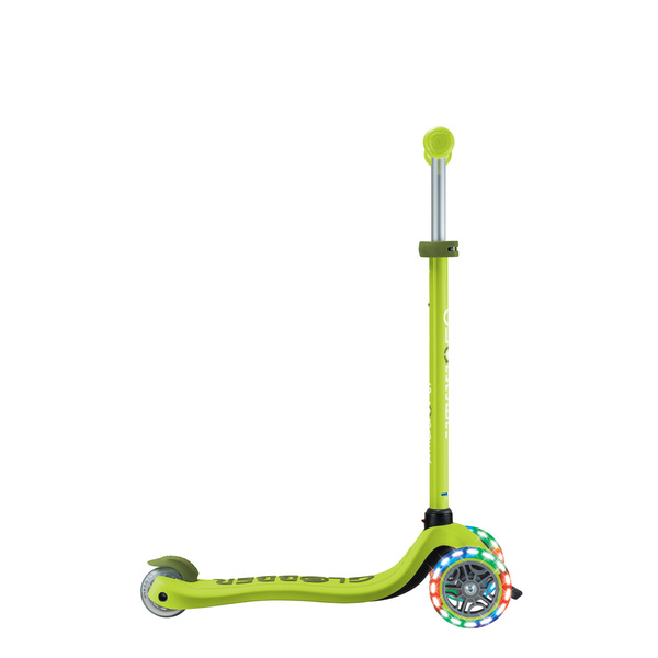 Hulajnoga trójkołowa z siedziskiem jeździk Globber GO•UP SPORTY LIGHTS Lime Green (452-606-4 S)