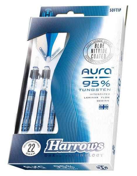 Rzutki Harrows Aura 95% Softip