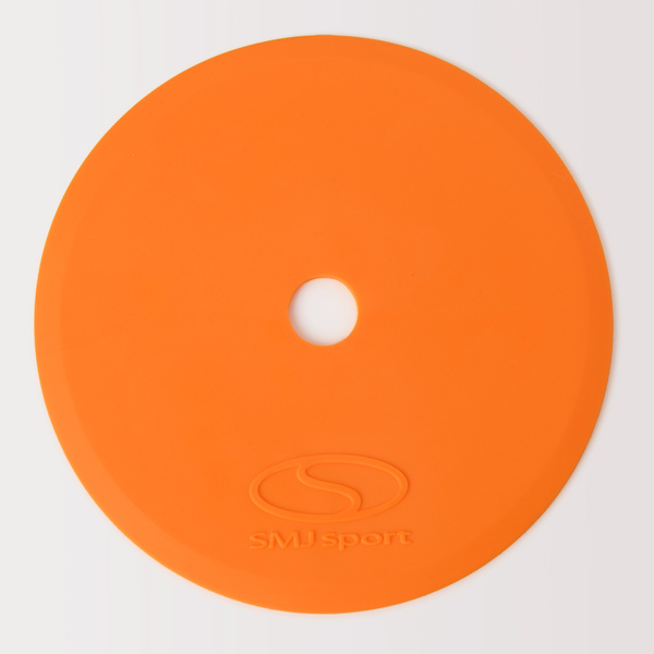 Płaskie znaczniki pola - okrągłe 15 cm - 12x pomarańczowy SMJ sport ZPO-O