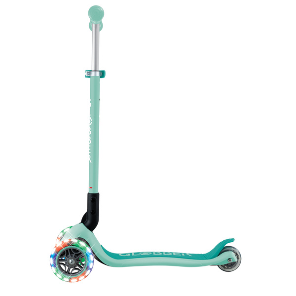 Hulajnoga trójkołowa Globber PRIMO FOLDABLE LIGHTS Mint (432-611-4)