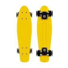 Deskorolka fiszka SMJ sport BS-2206PL Yellow świecące kółka LED