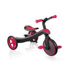 Rowerek 2w1 trójkołowy / biegowy Globber Explorer Trike / Red 630-102