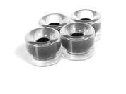 Kółka do fiszki 59x46 mm półprzezroczyste czarne