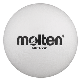 SOFT-VW Piłka piankowa softball Molten 210mm biała