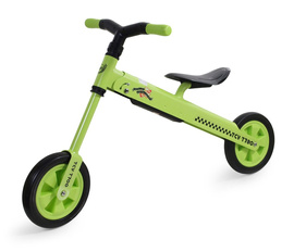 Składany rowerek biegowy TCV-T700 zielony dzieci 2+
